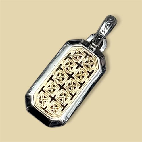 Simplicity Cross Pattern Pendant / GP033