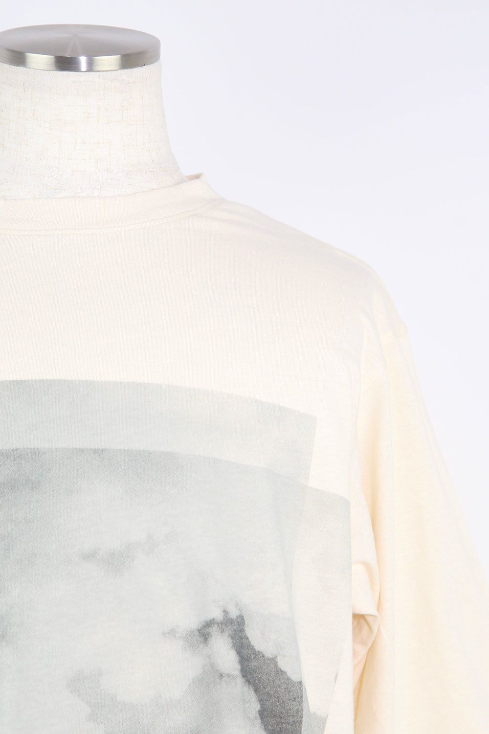 T-SHIRT 123-102 / リラックスフィットクルーネックTee / クリーム