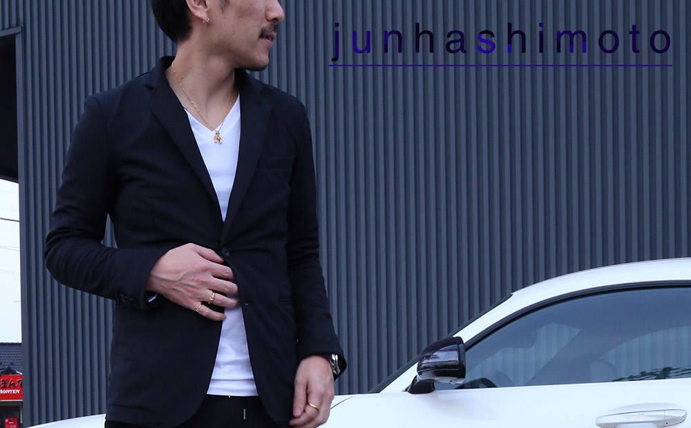 【ON Photo no.5】JERSEY JACKET・GATHER TUCK PANTS / ジュンハシモト