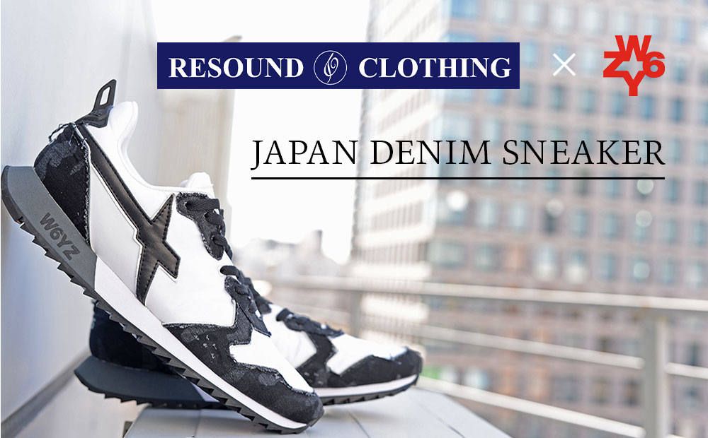 《RESOUND CLOTHING×W6YZ》コラボスニーカー予約受付開始