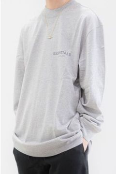 21FW 1POINT LOGO LS TEE / ヘザーオートミール