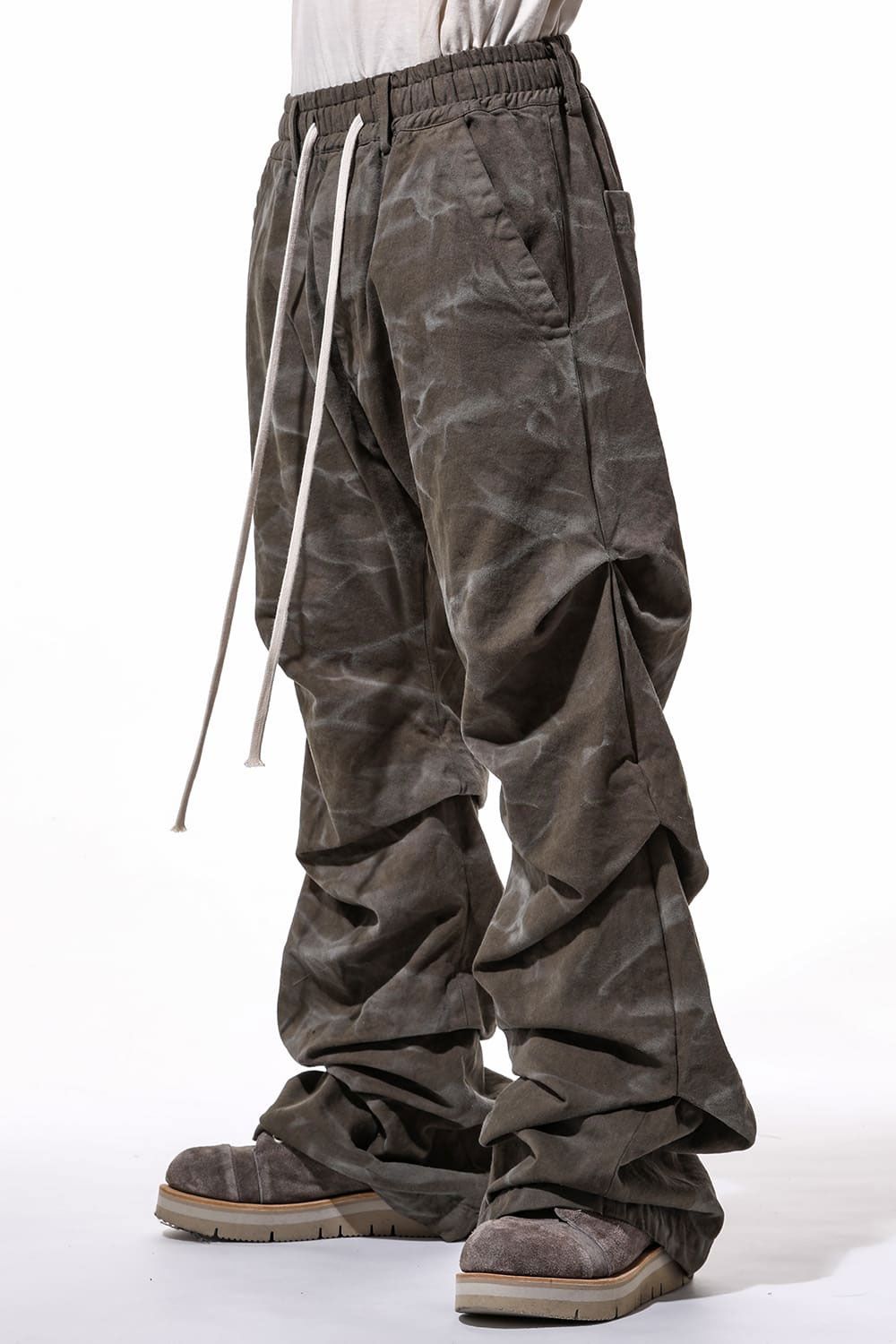 Vintage Dyed Tuck Buggy Pants / カーキ