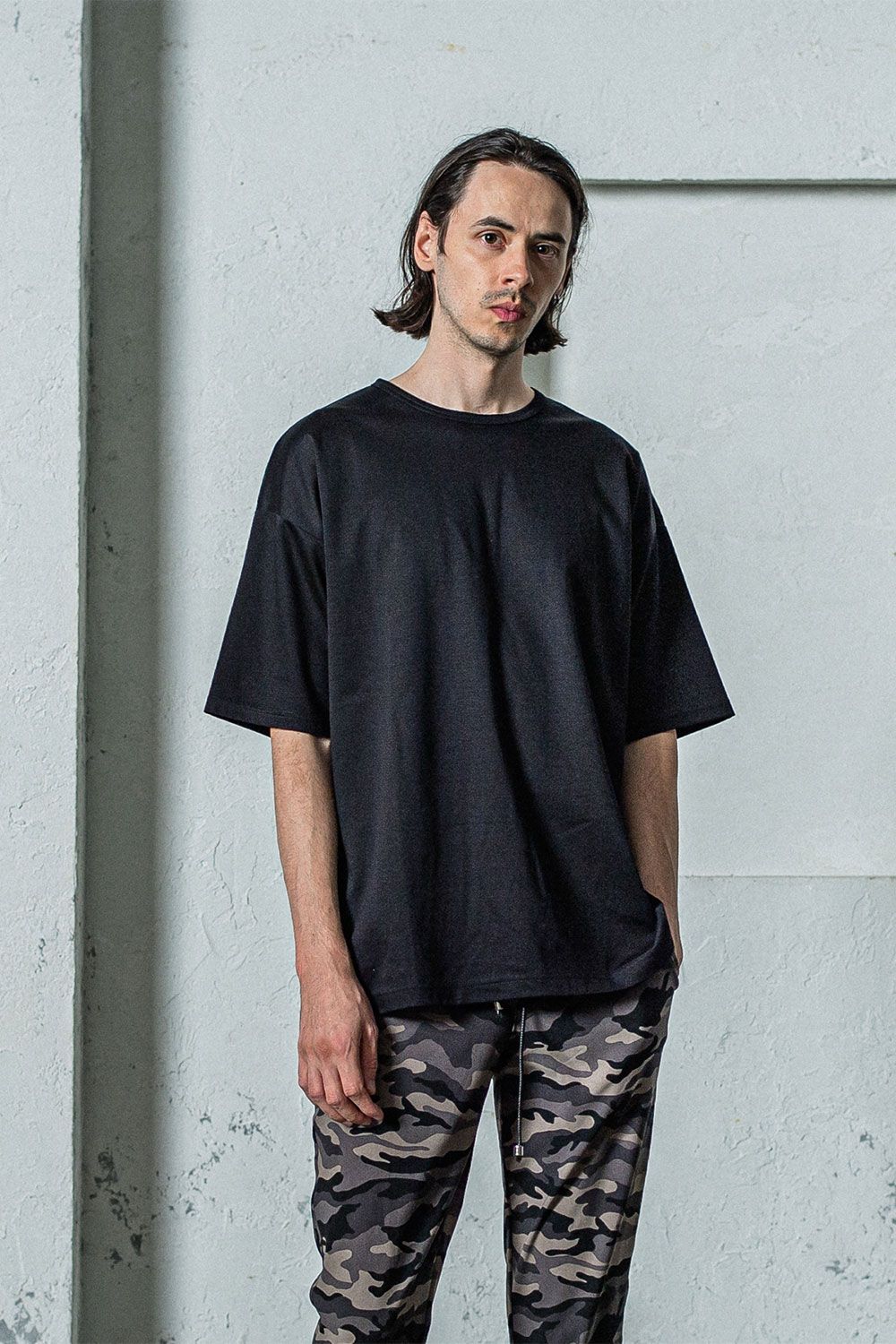 [人気継続商品]  FINEST BASIC LOOSE T / ブラック