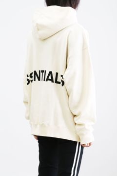 BACK LOGO HOODIE / クリーム