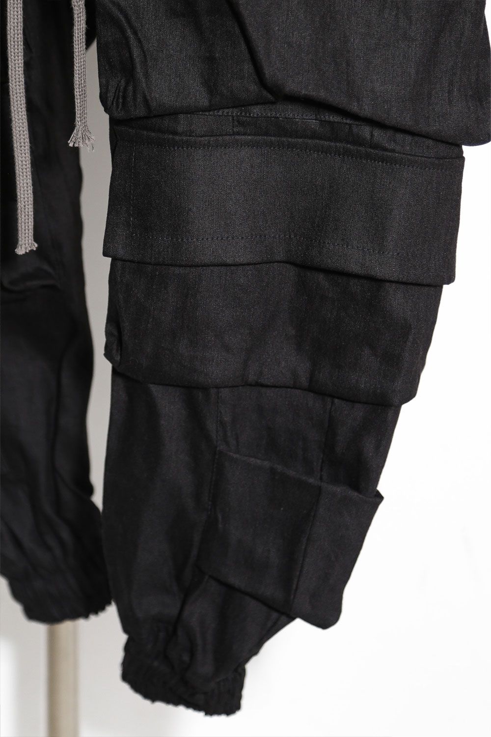 ミリタリーサルエルパンツ / Military Sarouel Long Pants / ブラック / ag-9067