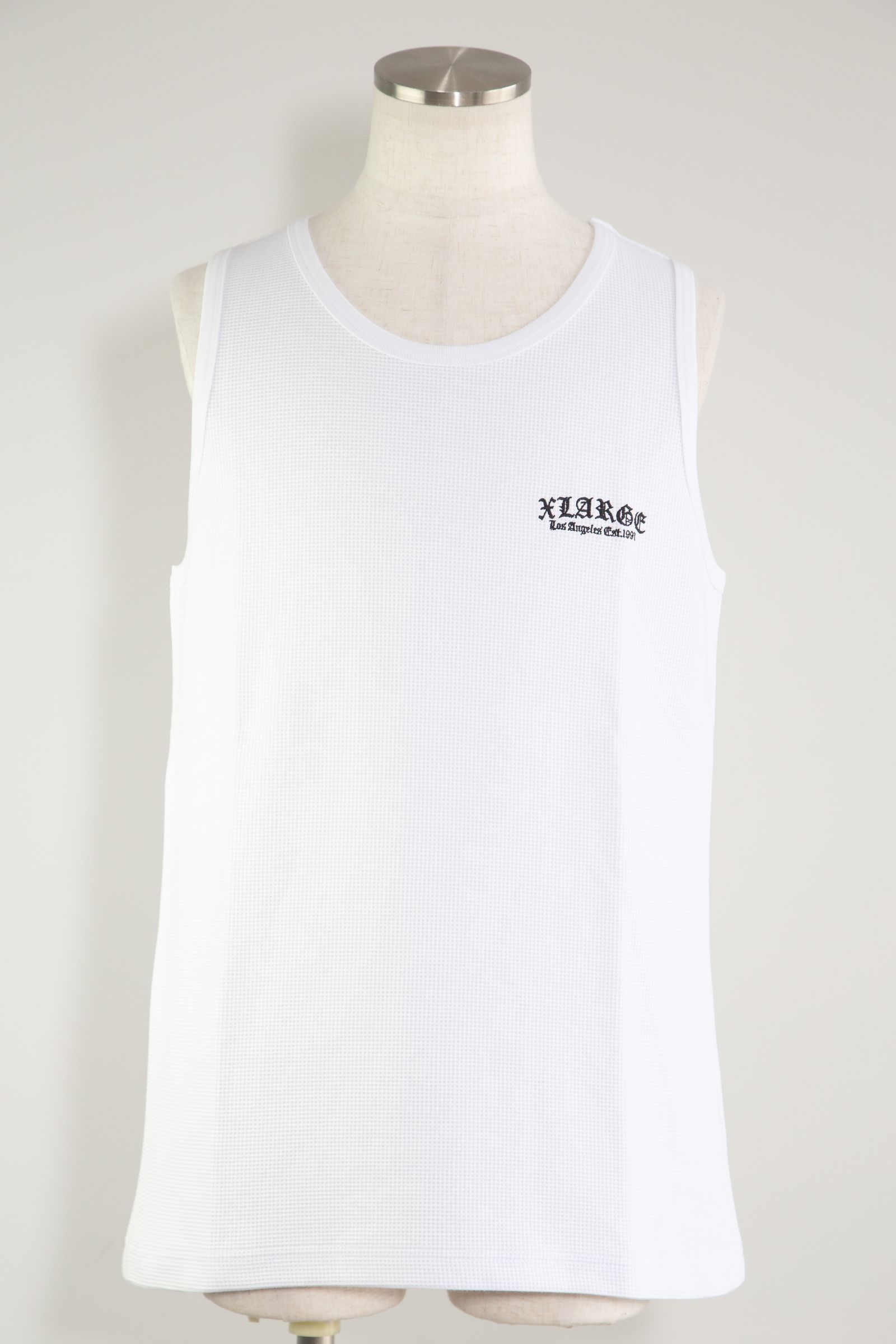 OLD ENGLISH WAFFLE TANK TOP / ホワイト