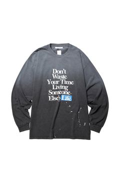 LIFE L/S TEE / ブラック