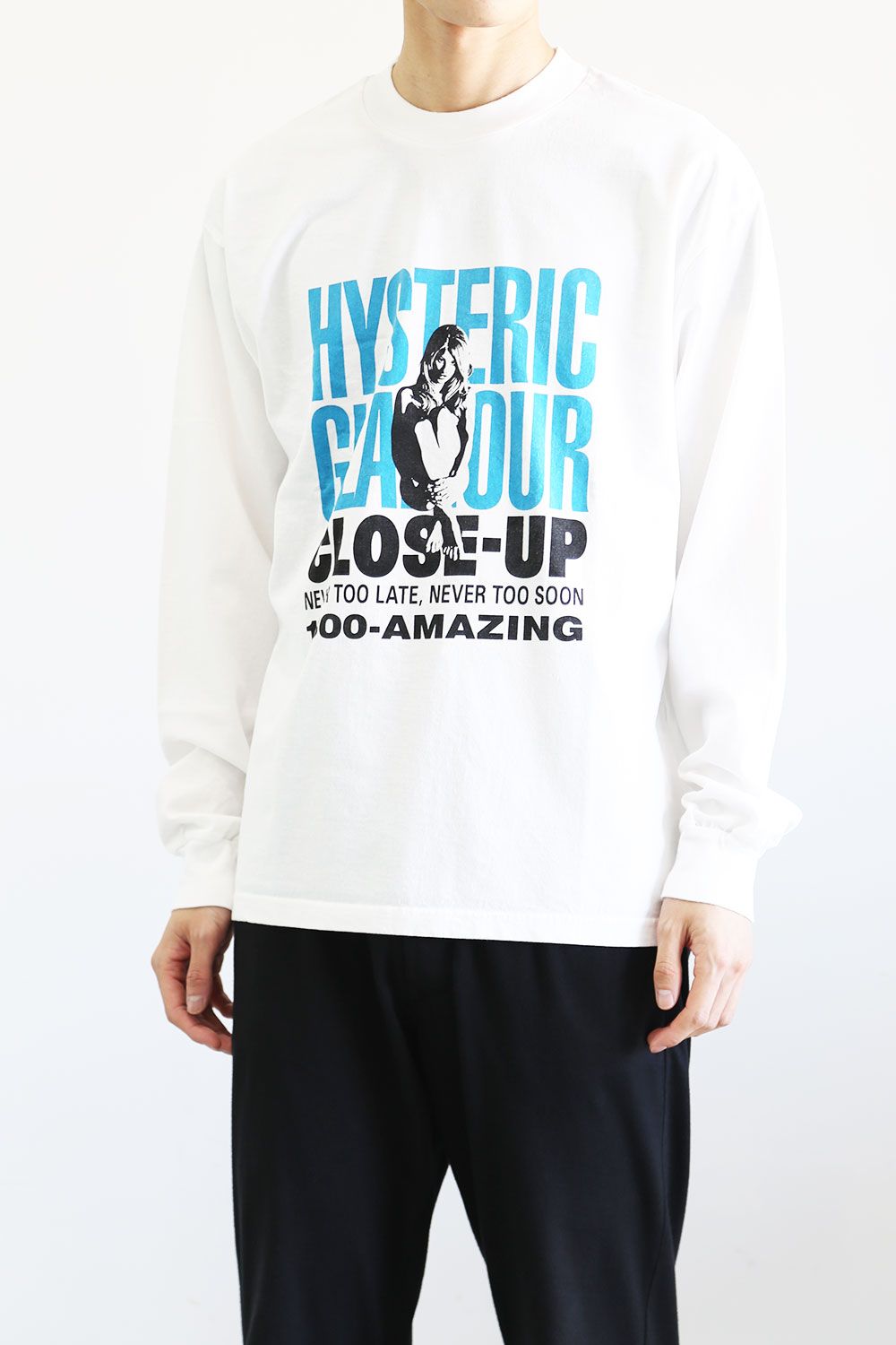 HYSTERIC GLAMOUR NEVER TOO LATE スウェット L