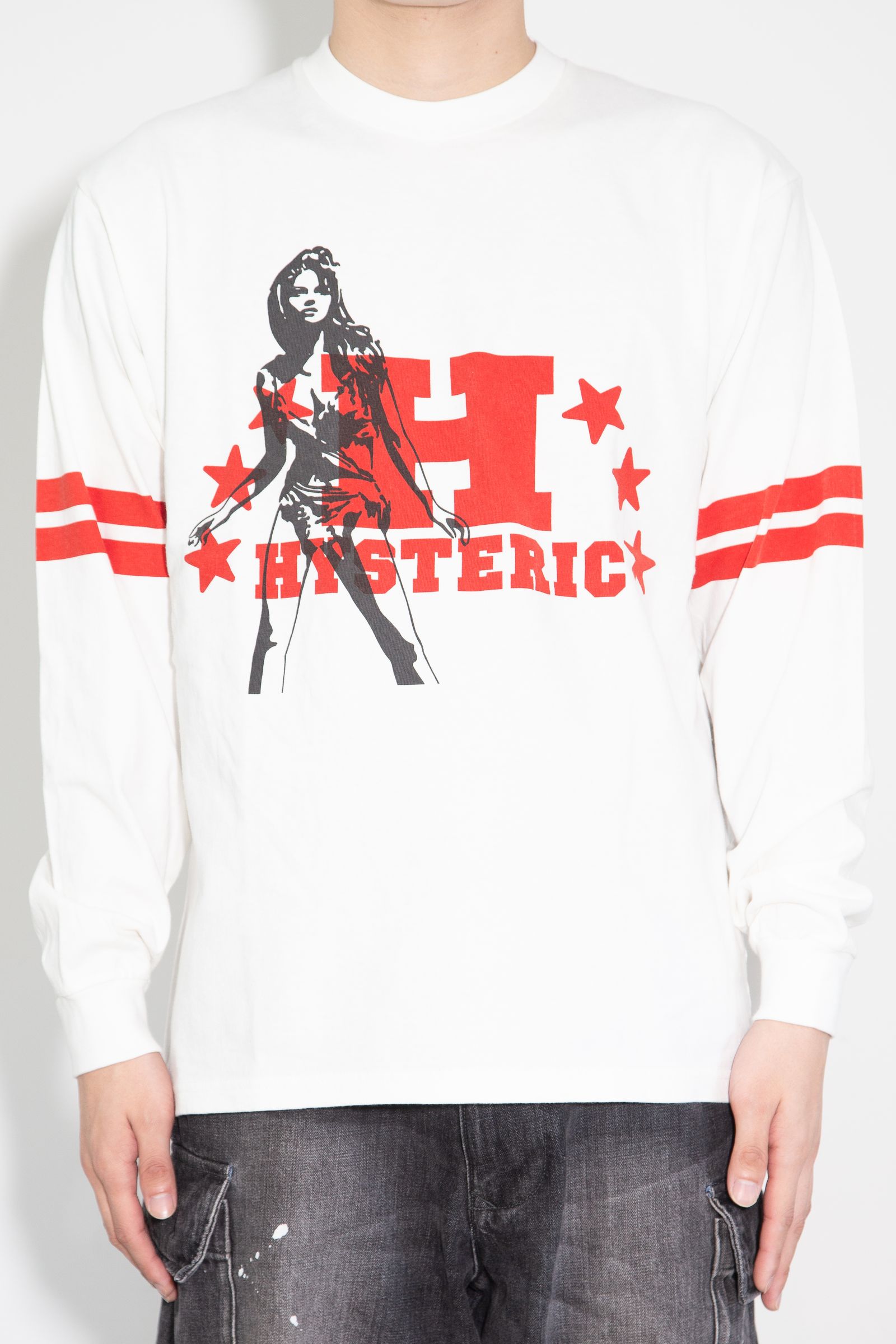 【素敵なデザイン❗️】00's HYSTERIC GLAMOUR 総柄 ロンT 素敵なデザイン❗️】00's HYSTERIC GLAMOUR 総柄 ロンT STYLING