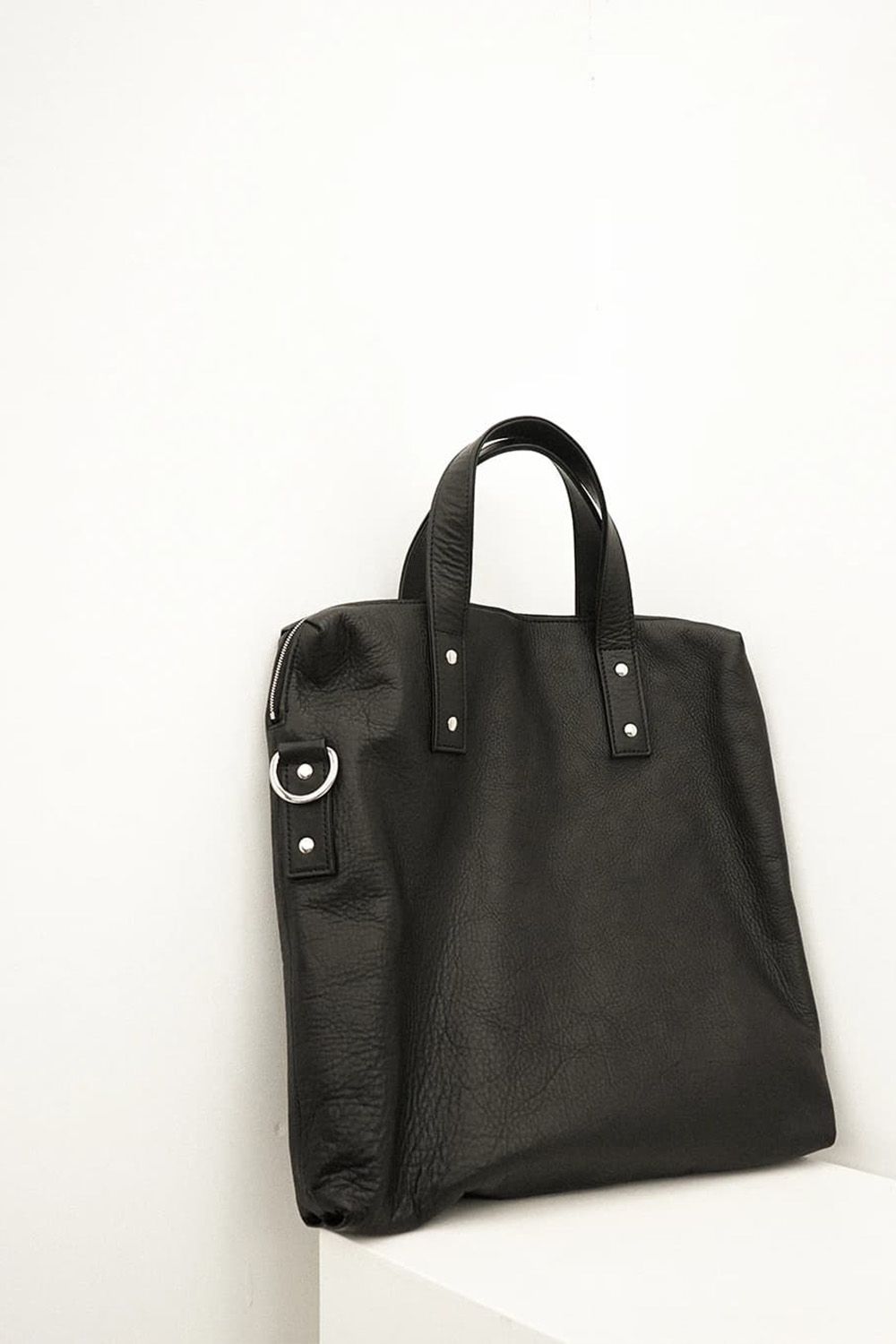 2Way Zip Leather Bag