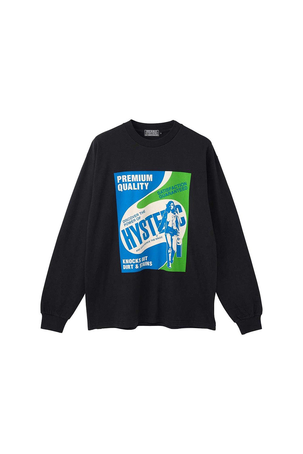HYSTERIC DETERGENT Tシャツ / ブラック