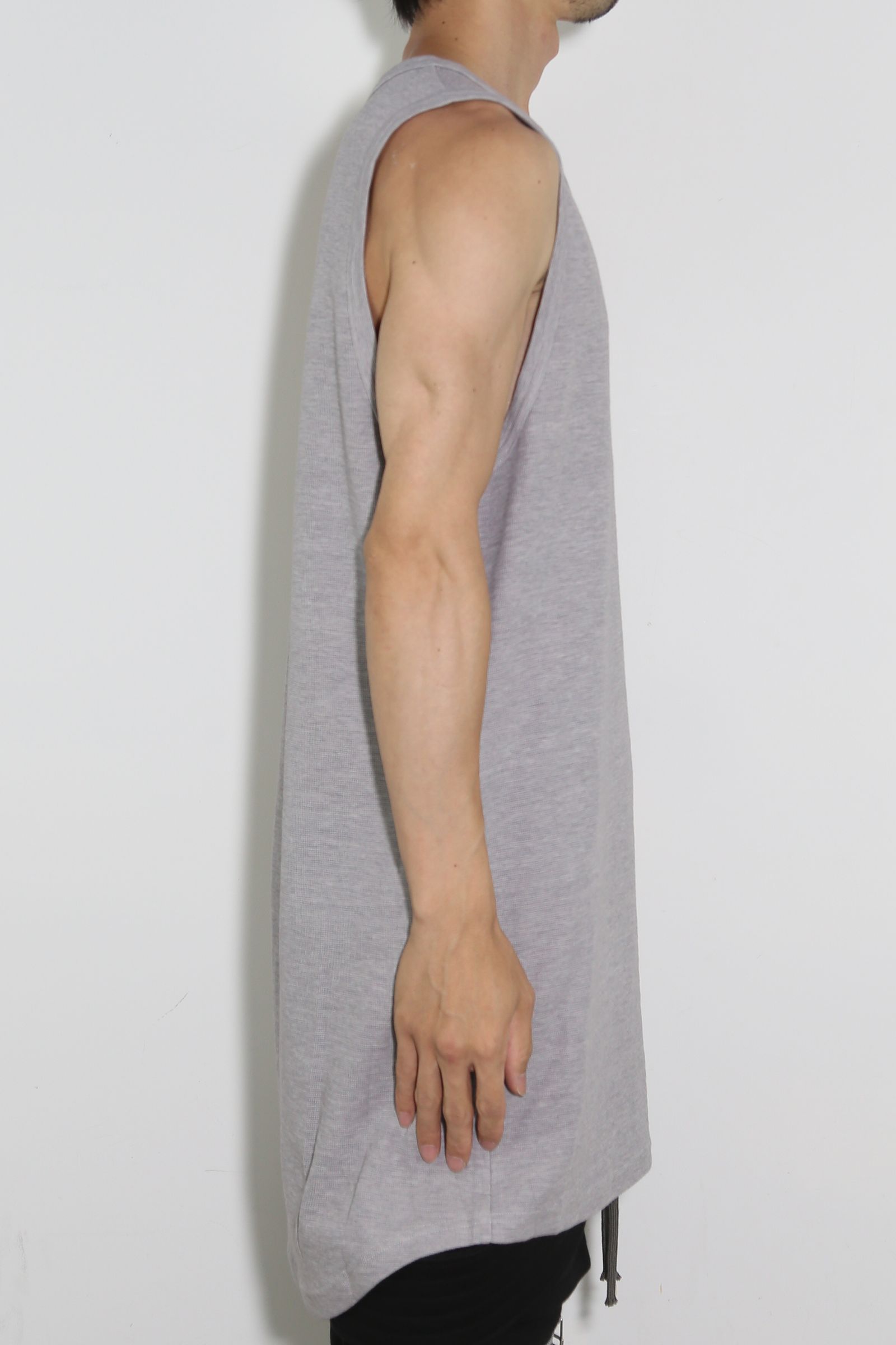 サーフニットロングタンクトップ / Surf Knit Long Tank Top / ライトグレー / ag-6083-4