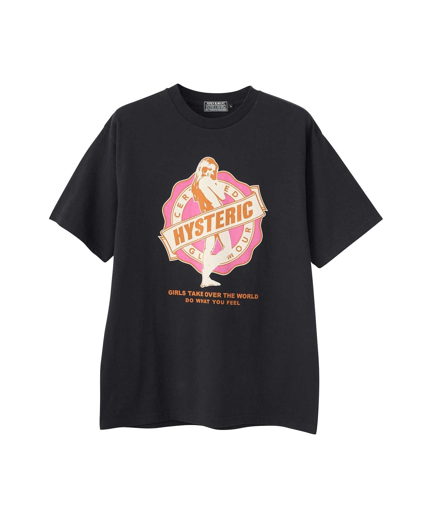 GIRLS TAKE OVER Tシャツ / ブラック