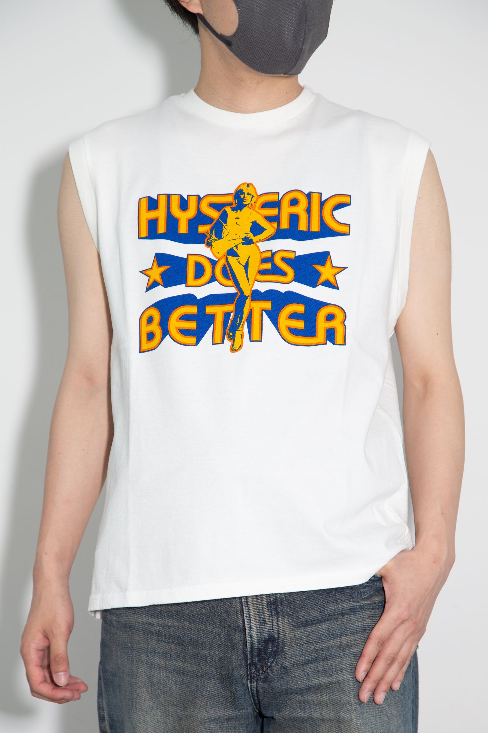 HYSTERIC DOES BETTER ノースリーブTシャツ / ホワイト