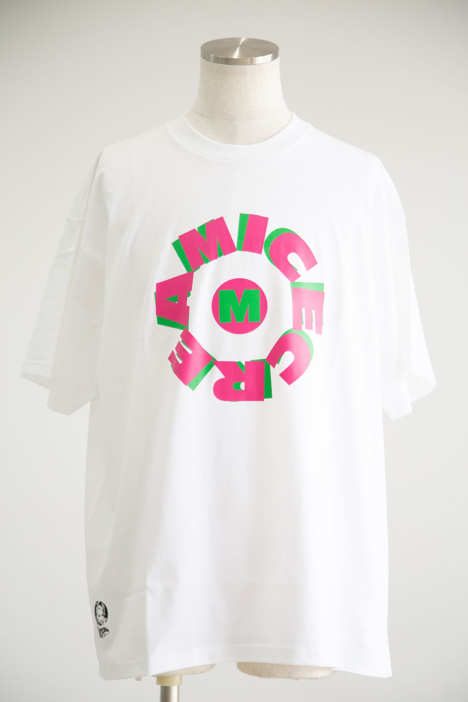 【ICECREAM x SARCASTIC】  COTTON T-SHIRT / ホワイト