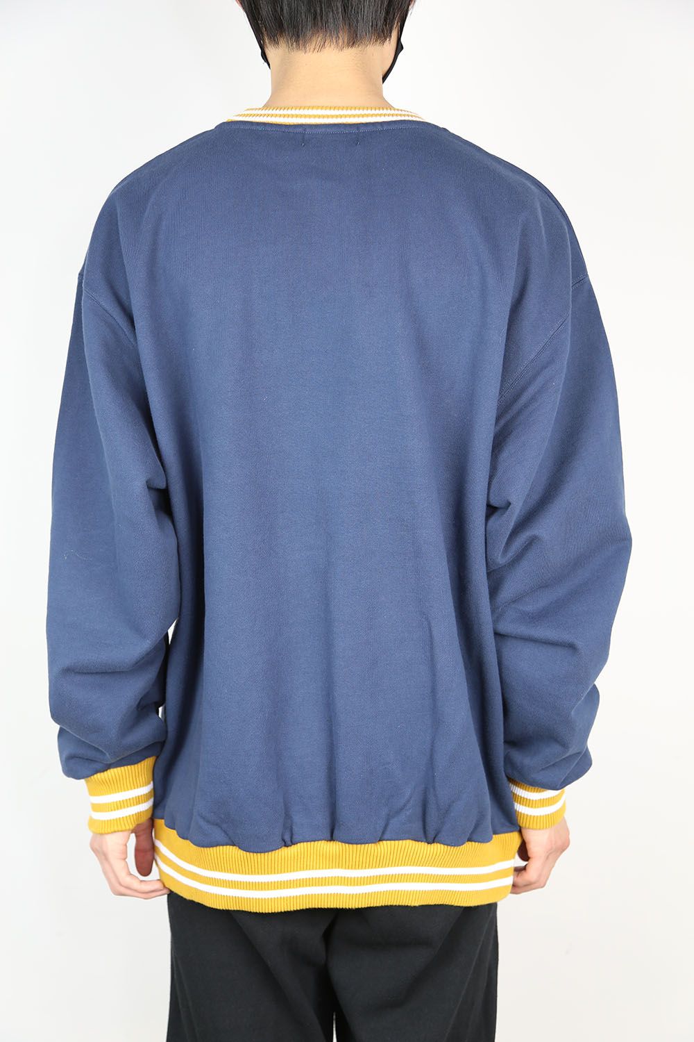 XLARGE - RIB LINE CREWNECK SWEAT / ネイビー | Tempt