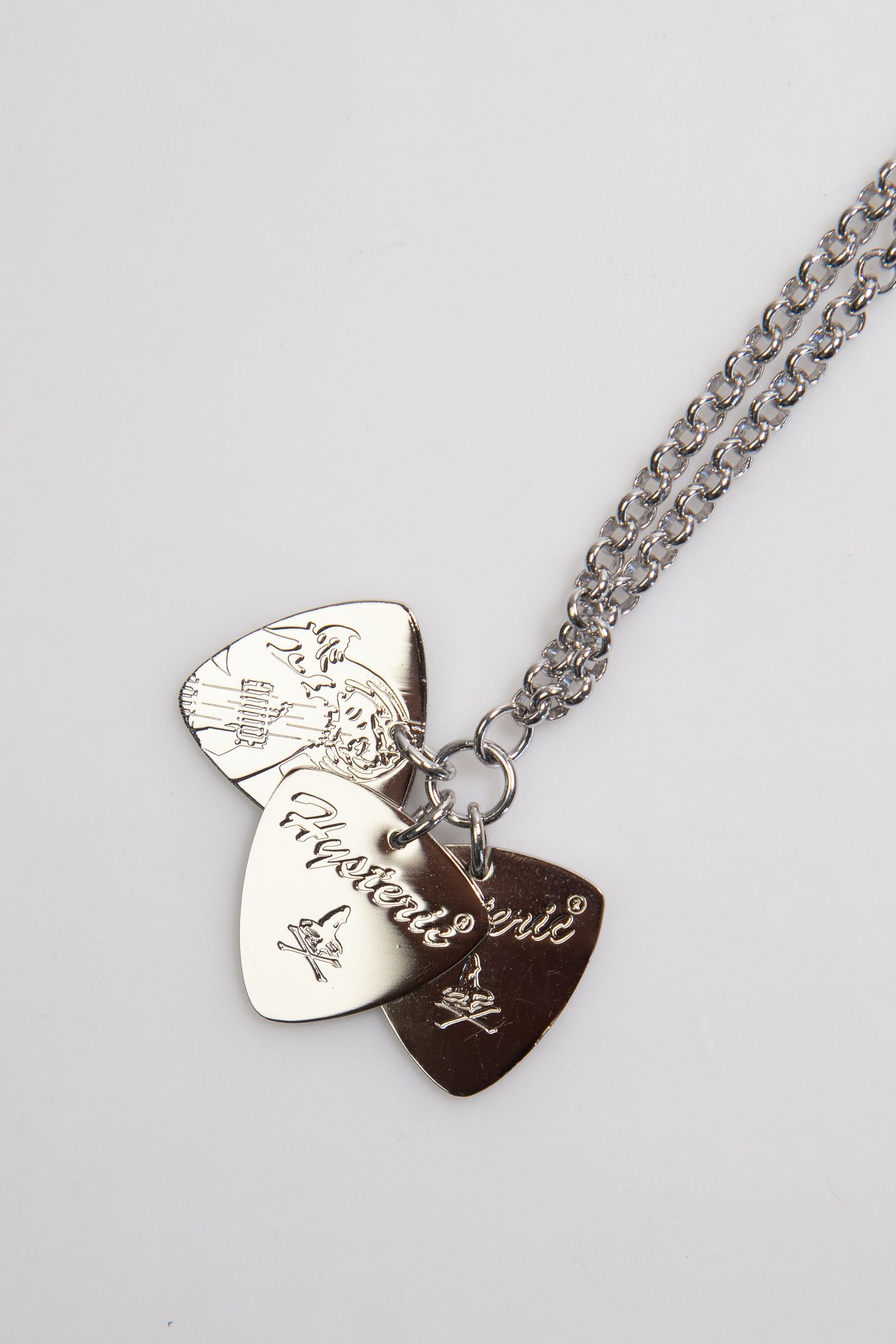 [購入は1人1点まで] WOMAN ON SKULL PICKネックレス / シルバー