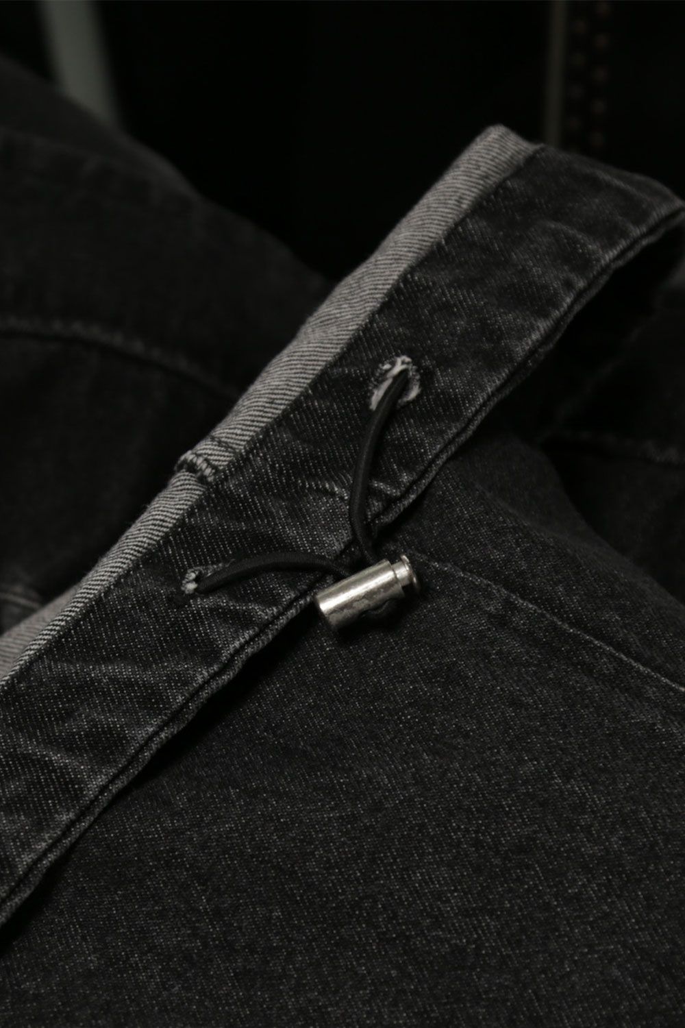 スーパーワイドデニム / Denim Wide Pants / ダメージブラック / ag-8062-1