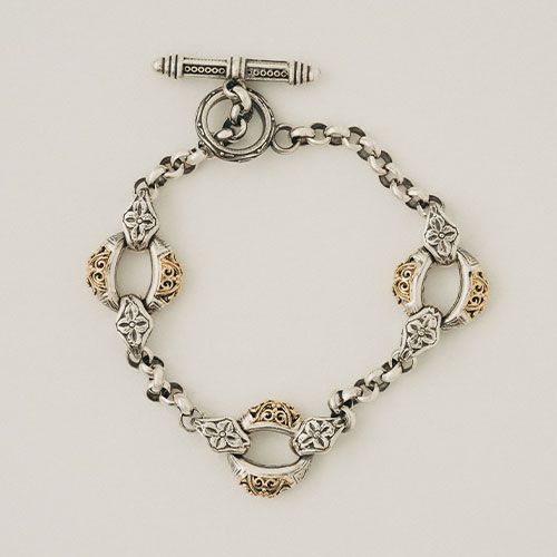 Garden Shadows 3 Small Links Bracelet / GB002