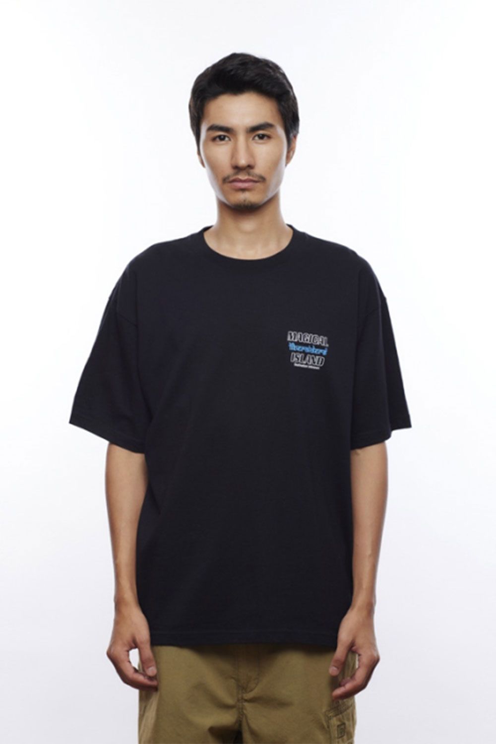 COLLAGE TEE / ブラック