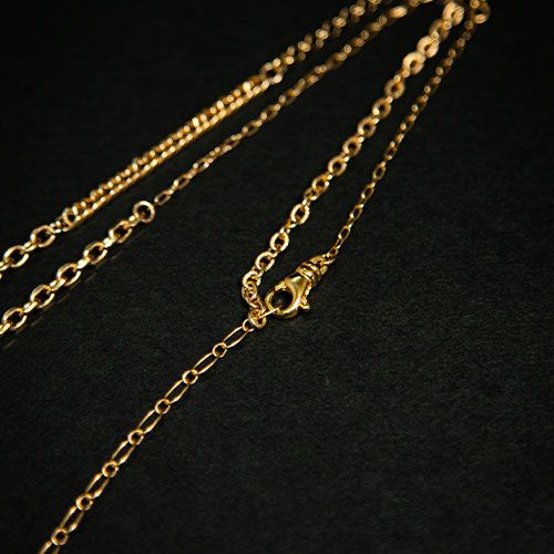 ピンネックレス / B / ゴールド / PIN NECKLACE / B / GOLD
