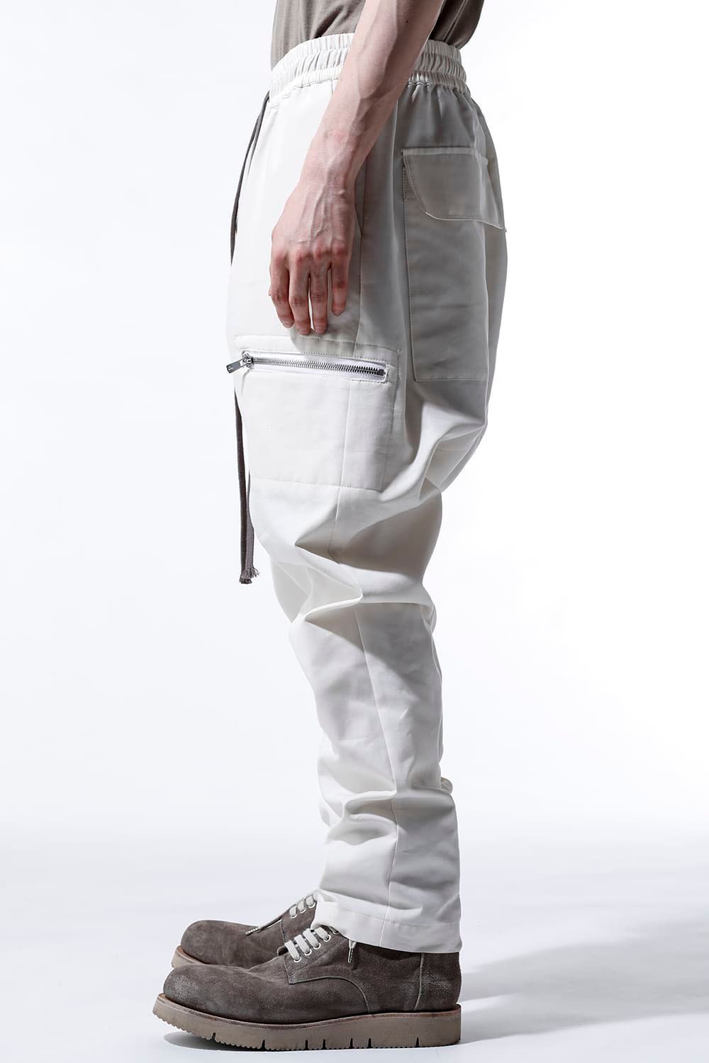 サイドジップワイドパンツ / Side Zip Long Pants / アイボリー