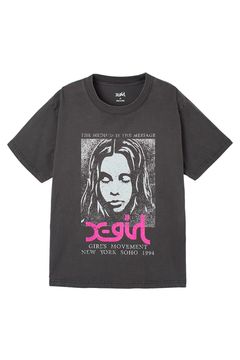 FADED FACE S/S TEE / ブラック