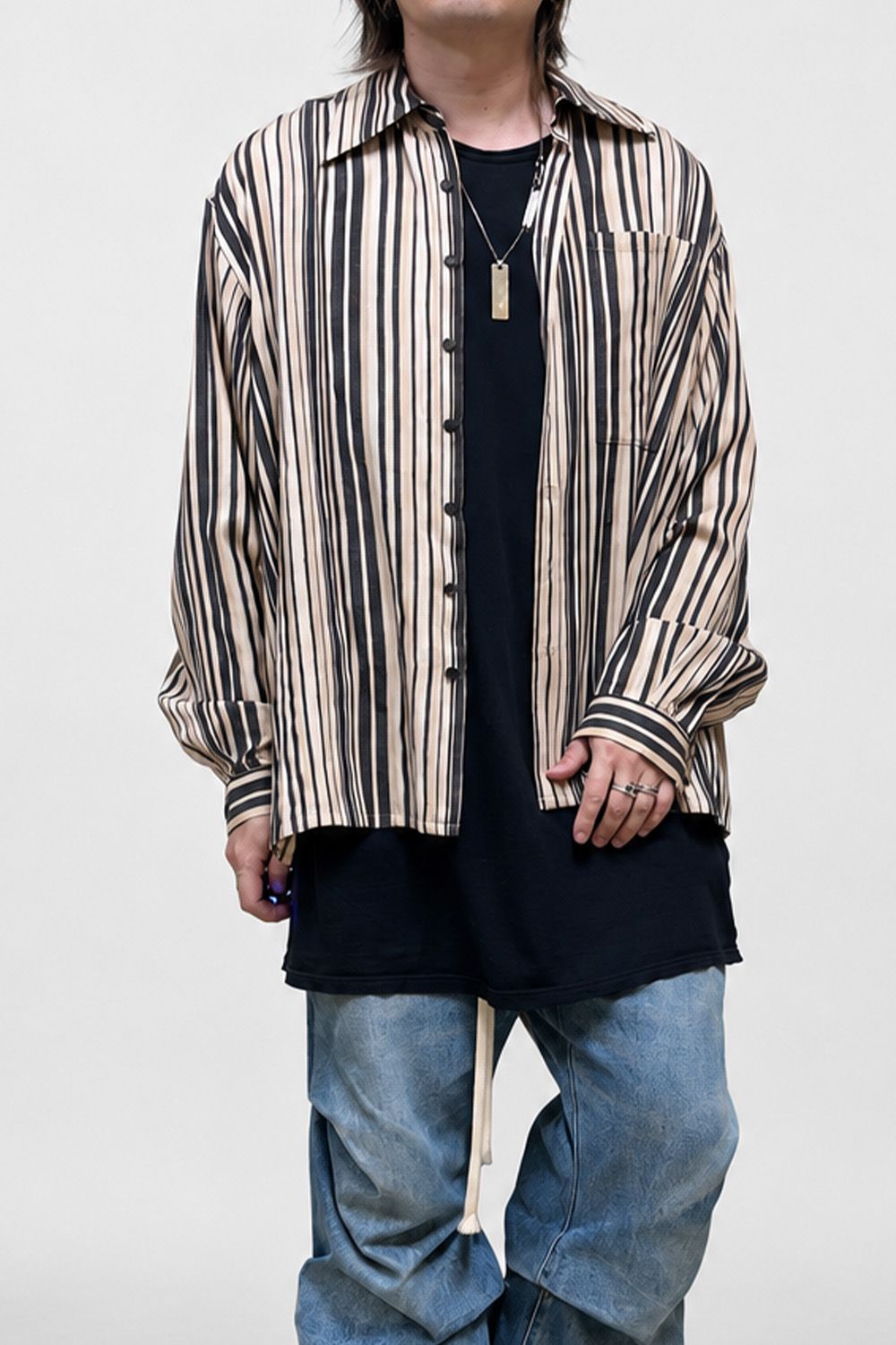 Striped Oversized Shirt