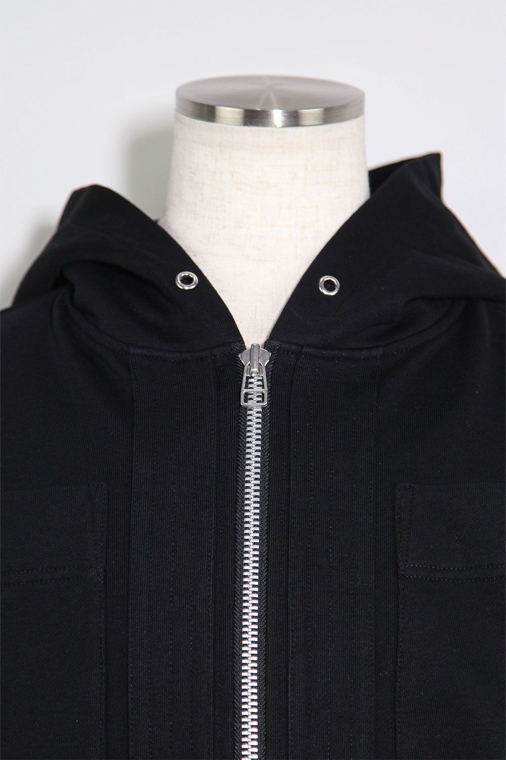 ジップフーディー / Zipp Hoodie / ブラック / ag-10044