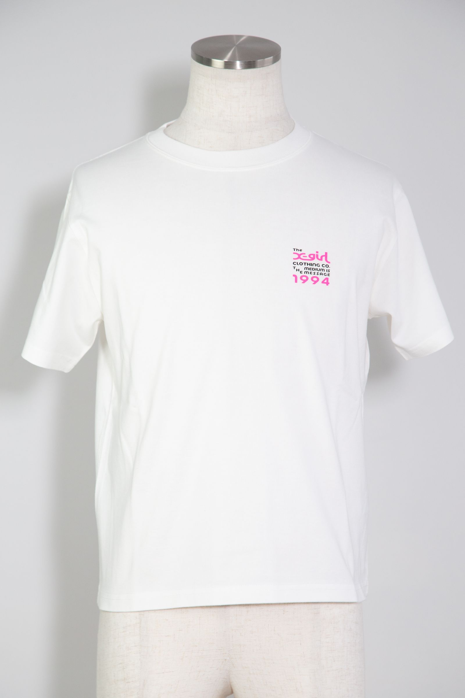 BOX LOGO AND FACE S/S TEE / ホワイト