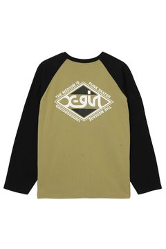 RHOMBUS LOGO B/B BIG TEE / オリーブ