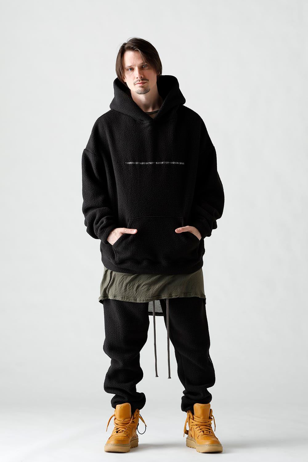 A.F ARTEFACT - Fleece Hoodie / ブラック | Tempt