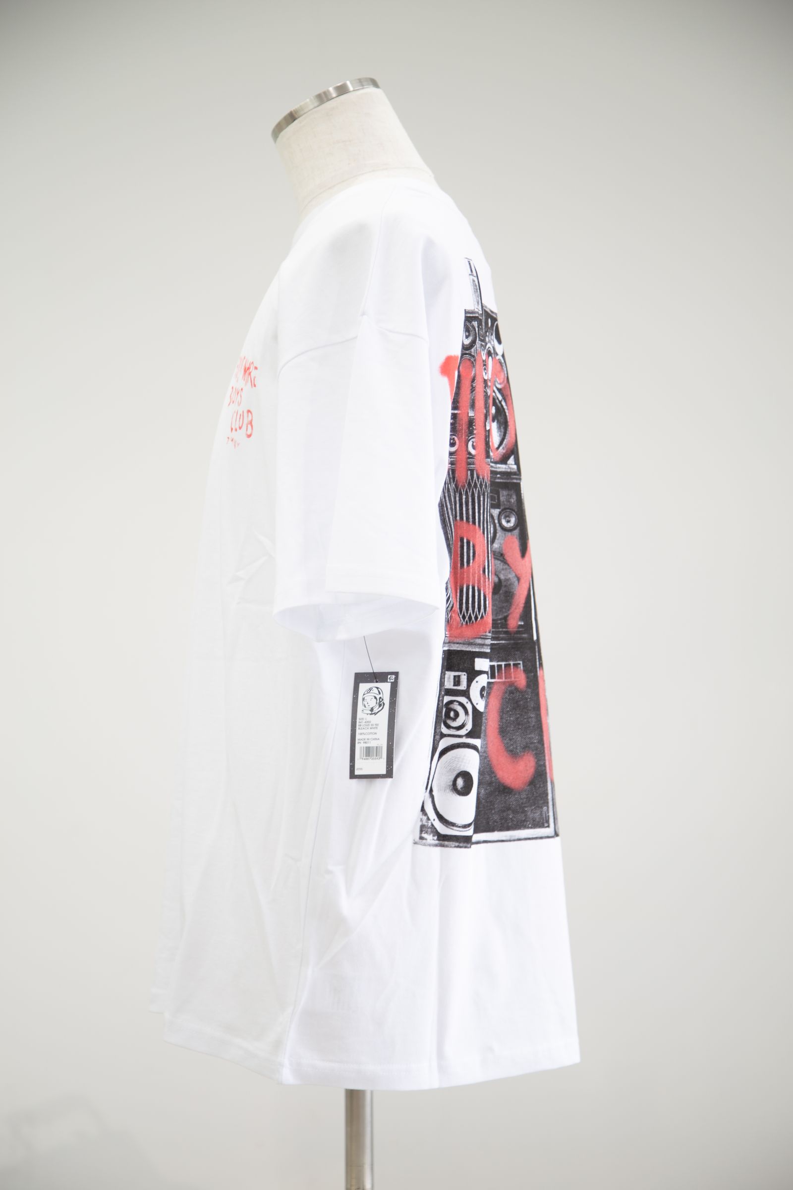 【BILLIONAIRE BOYS CLUB】BB LOUD T-SHIRT / ブリーチホワイト