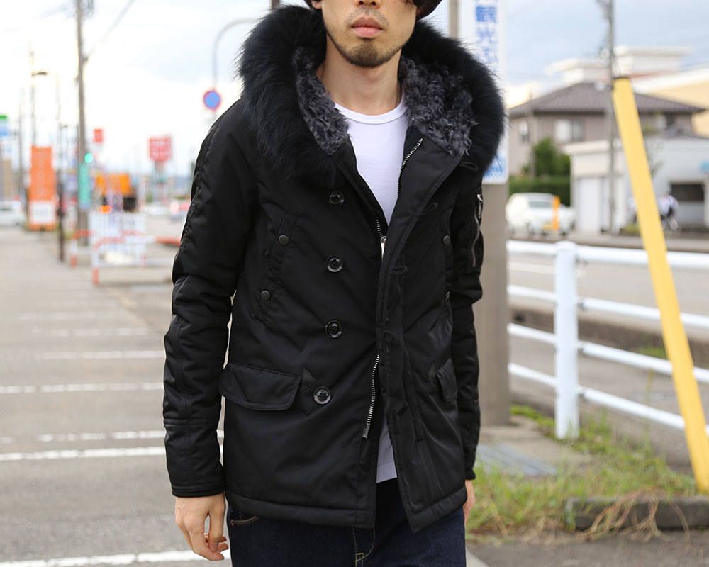 ★junhashimoto★SHAWL COLLAR N-3B 中綿ジャケット