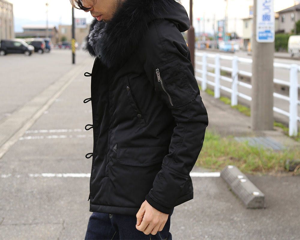 ★junhashimoto★SHAWL COLLAR N-3B 中綿ジャケット