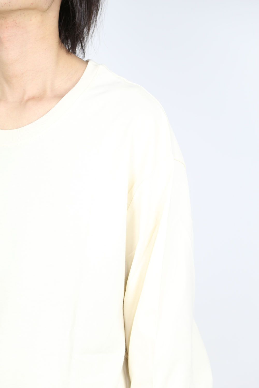 BACK LOGO L/S TEE / ベージュ