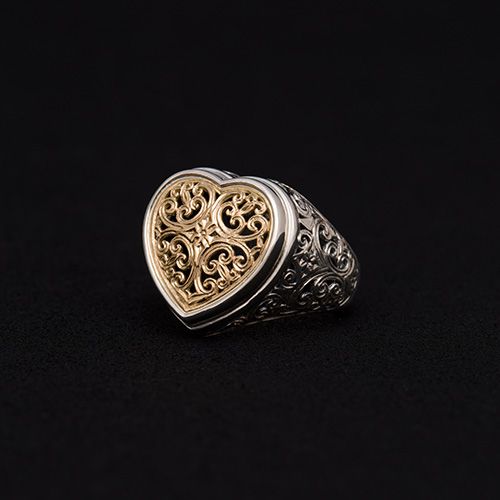 Mediterranean Heart Ring / GR100