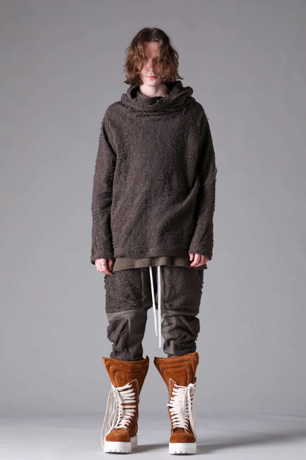 Twisted-Hood Pullover