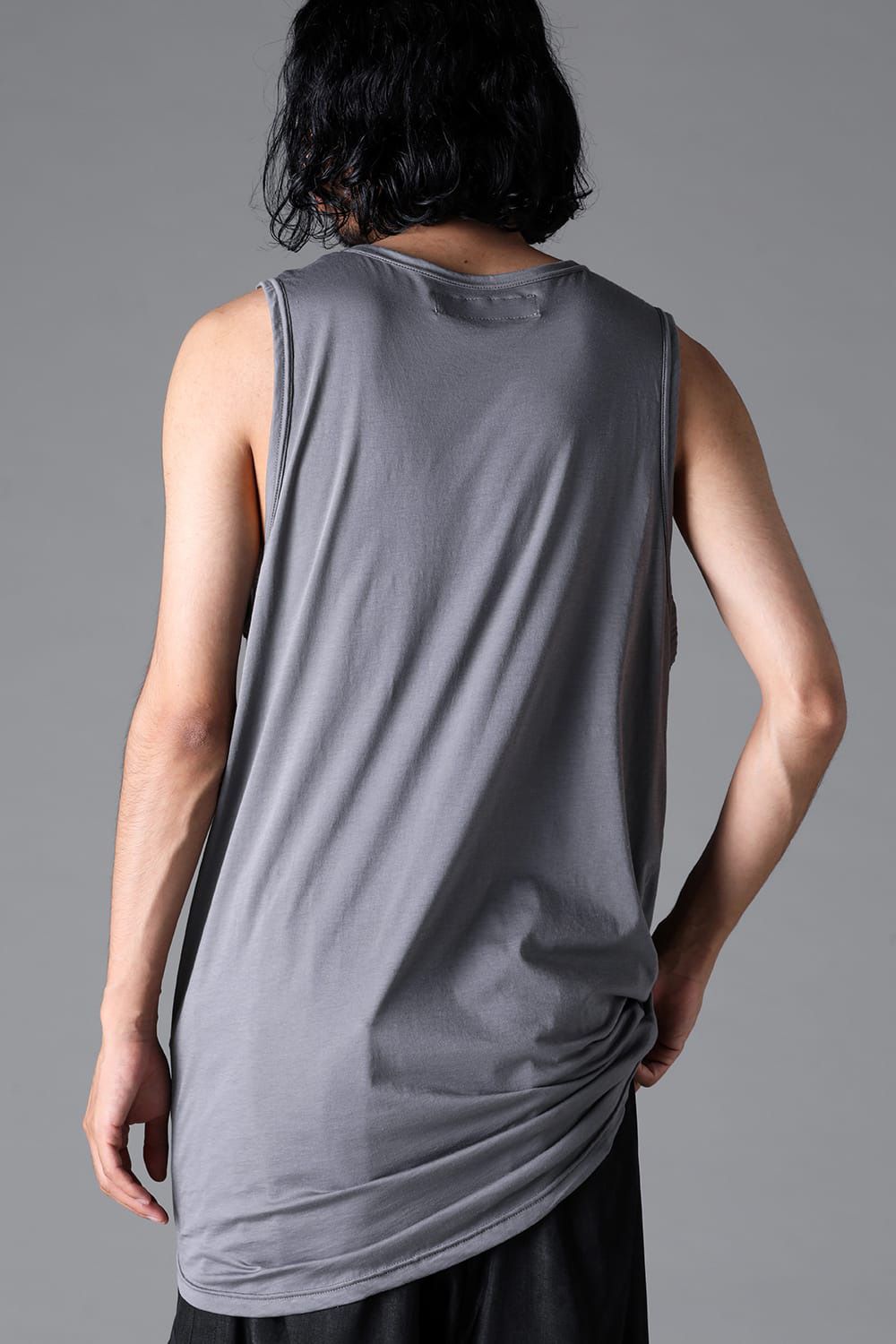 ロングタンクトップ / LONG TANK TOP / ストーン / ag-6083-3