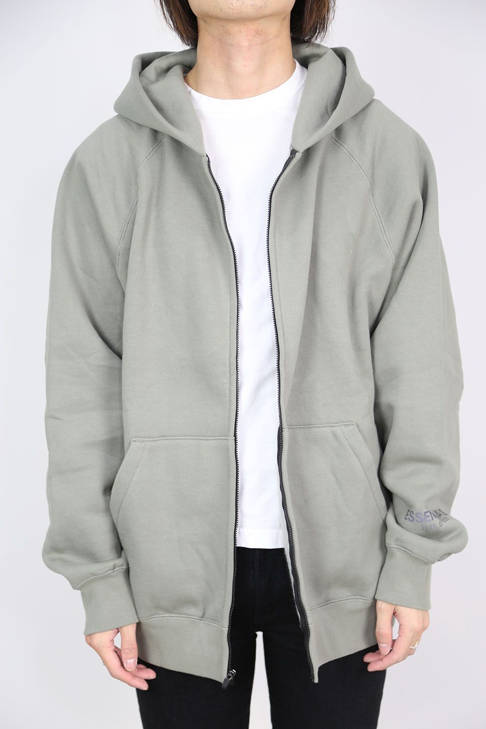 FULL ZIP HOODIE / セージ