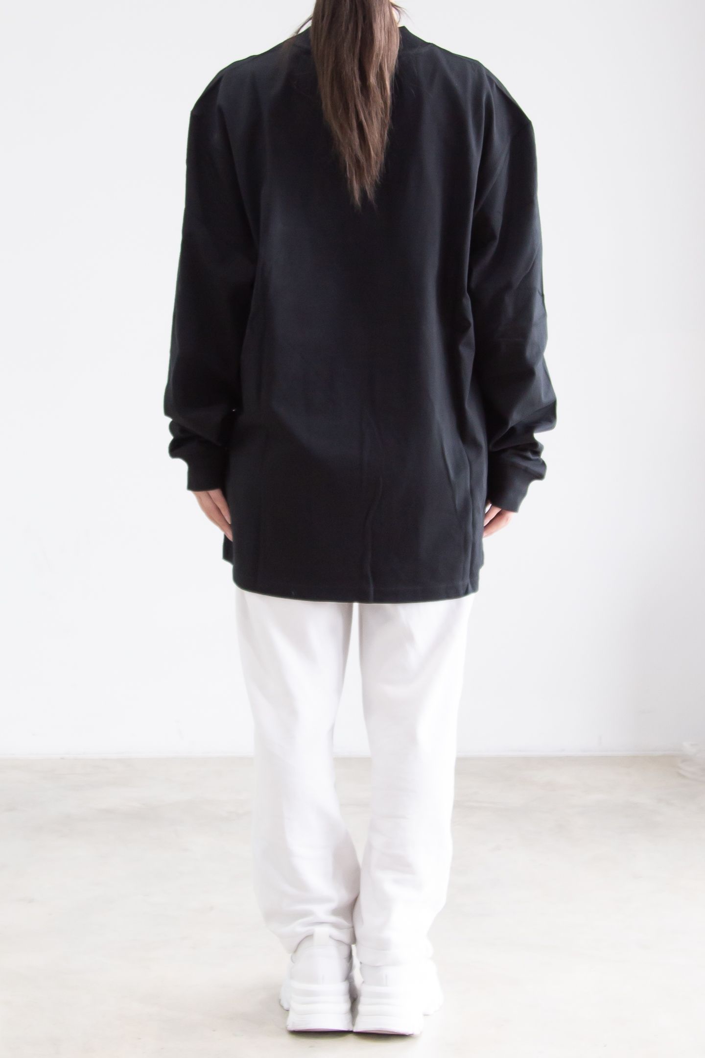 21FW 1POINT LOGO LS TEE / ブラック