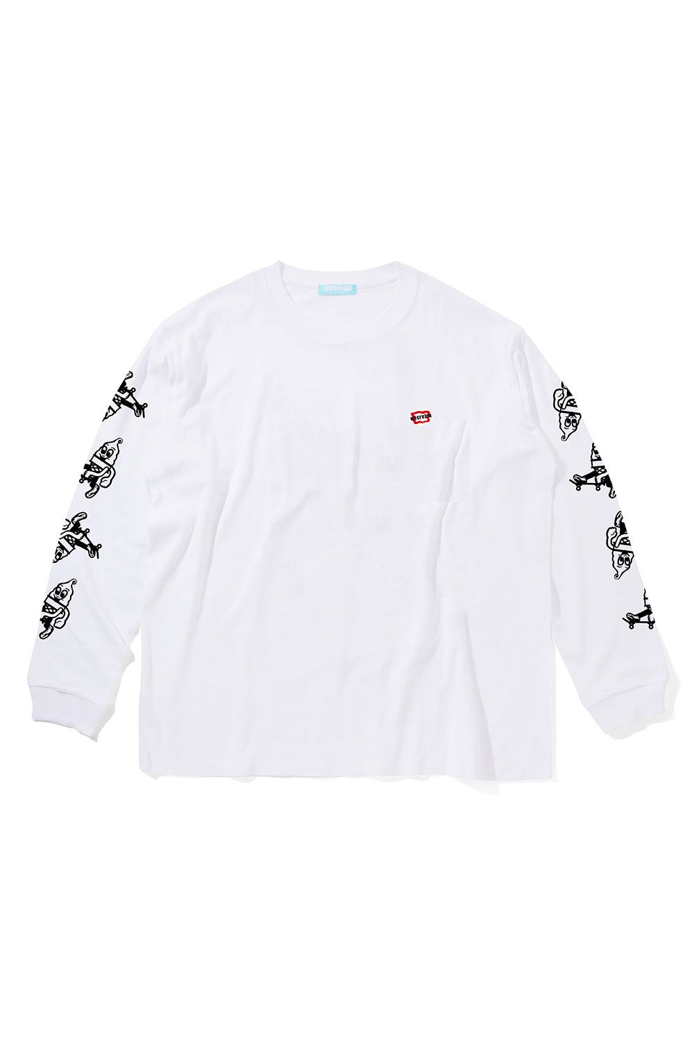 【ICECREAM】COTTON L/S T-SHIRT ICECREAM / ホワイト