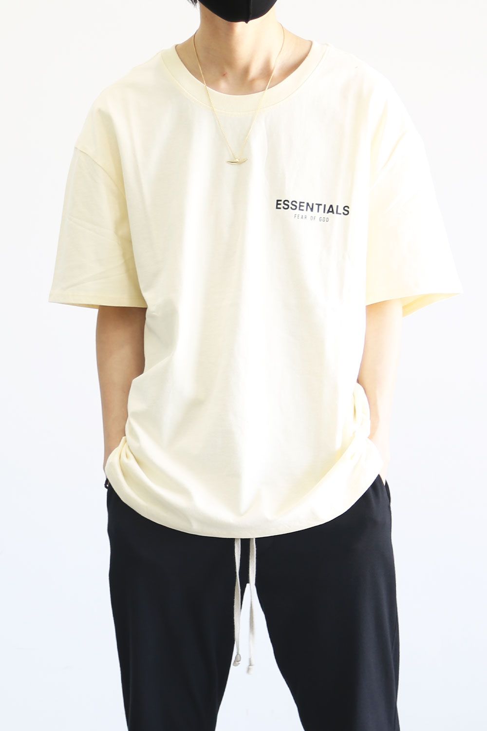 FOG ESSENTIALS - ONE POINT S/S TEE / クリーム | Tempt