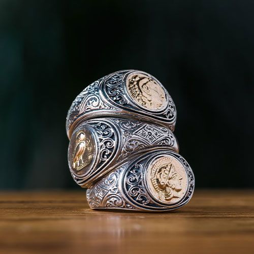 Owl Symbol Ring / GR063