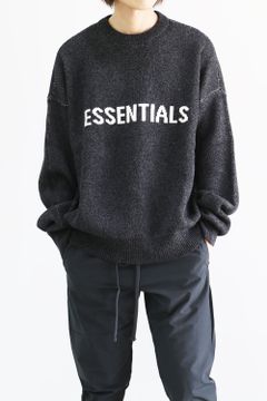 LOGO KNIT / ブラック