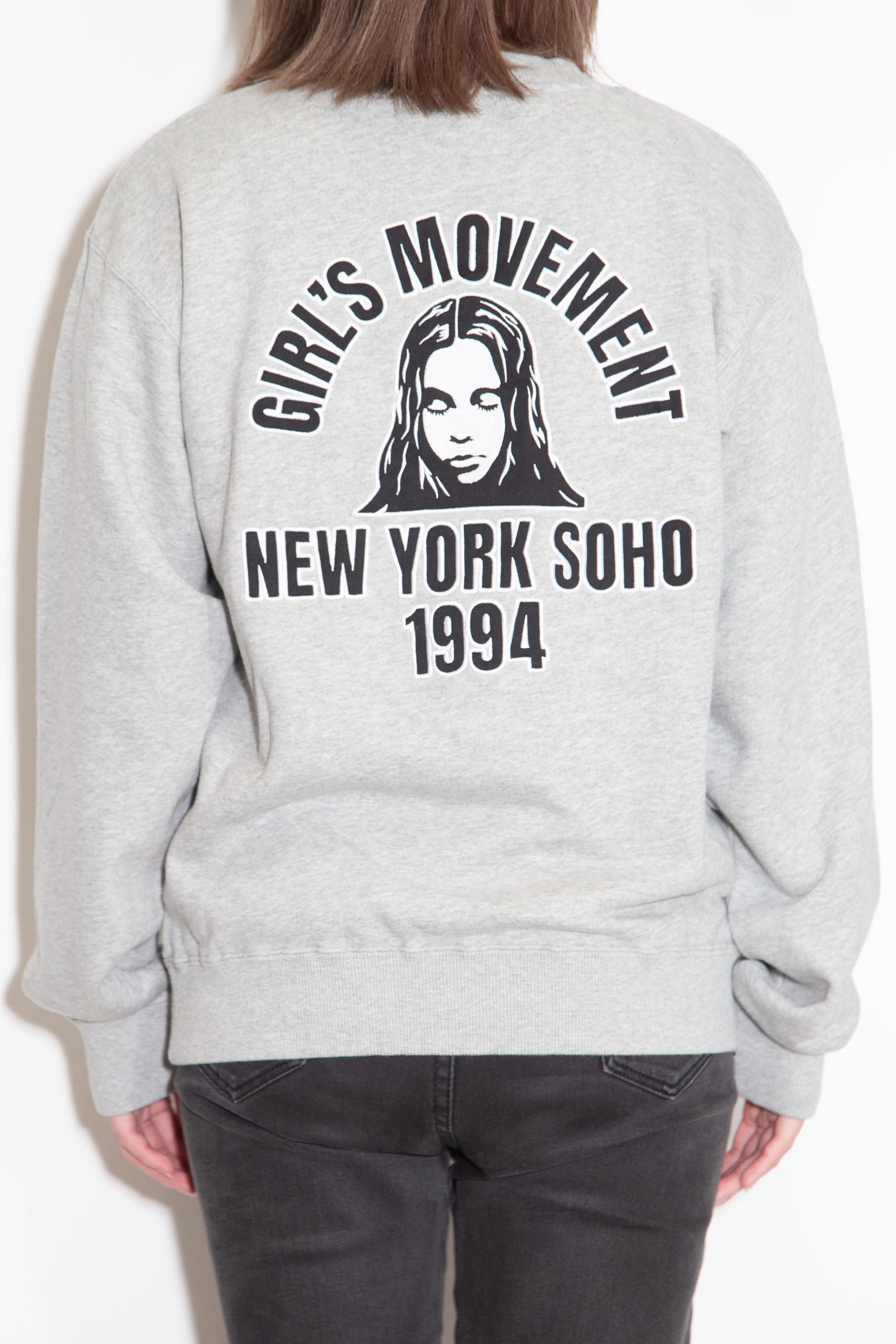 ARCH LOGO AND FACE PATCH SWEATSHIRT / アッシュ
