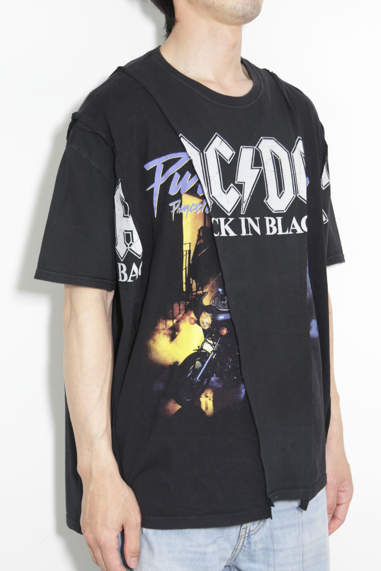 Wide Band Tee G / ブラック