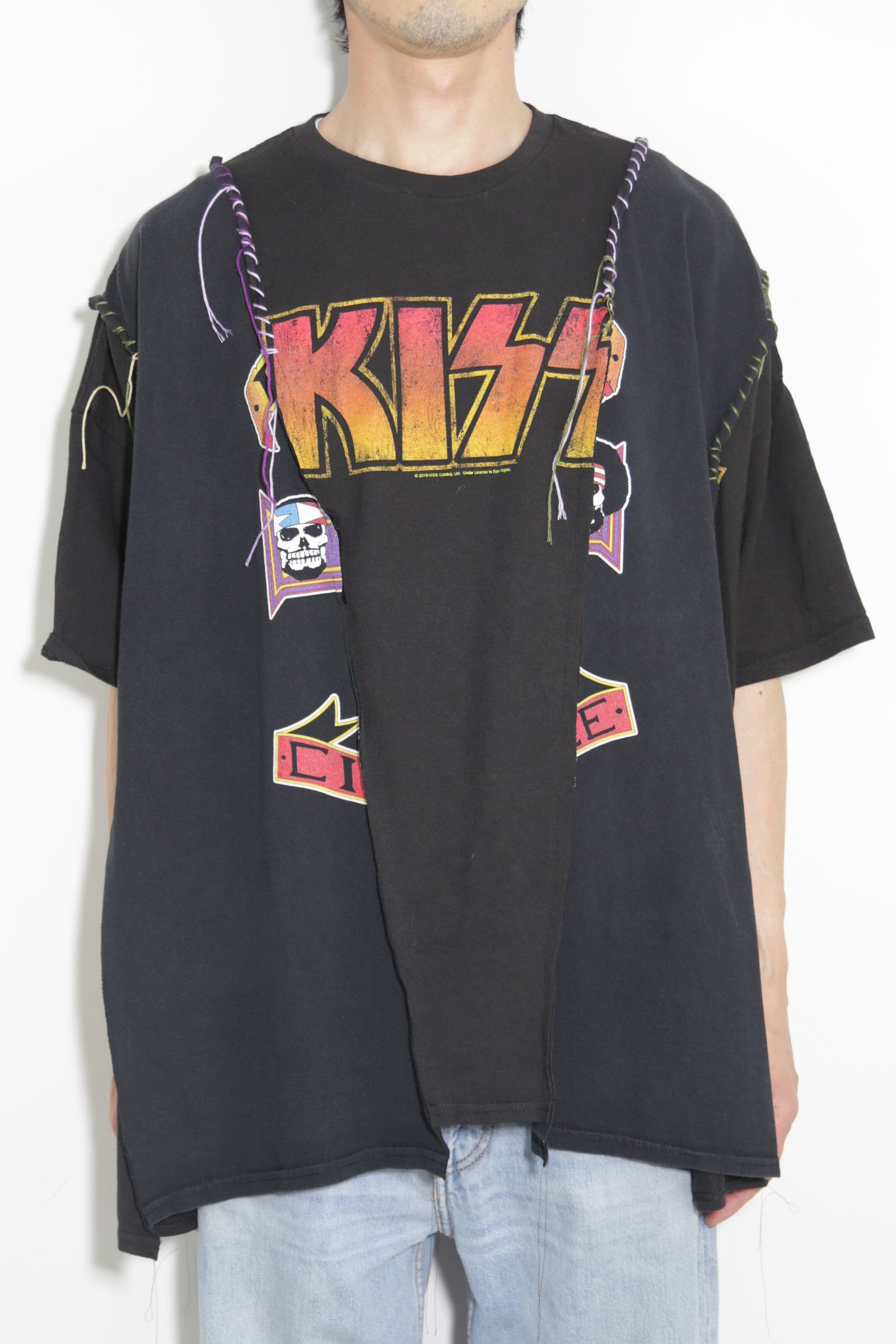 Looping Band Tee C / ブラック