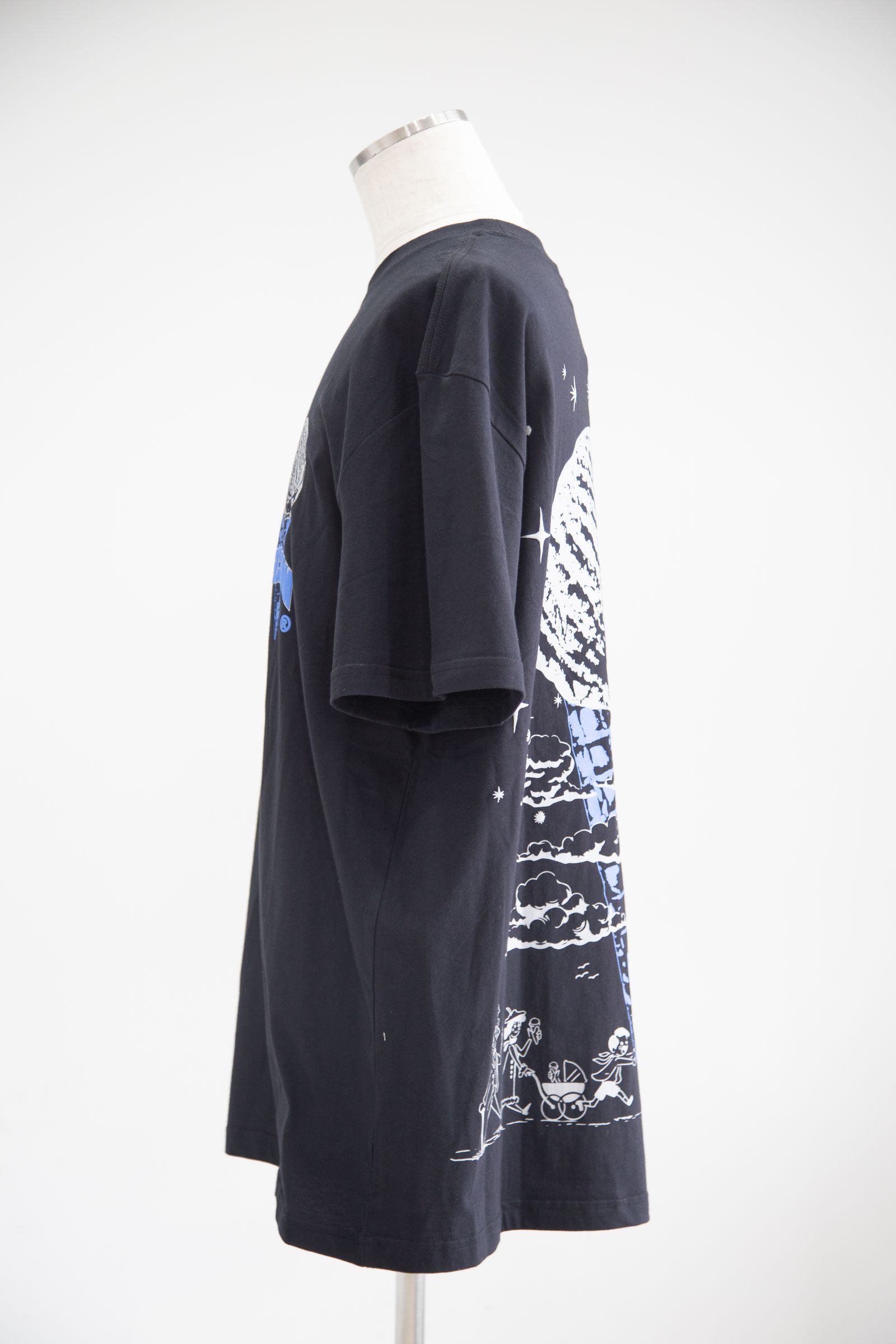 【ICECREAM】OUT OF THIS WORLD OVERSIZED T-SHIRT / SHALE