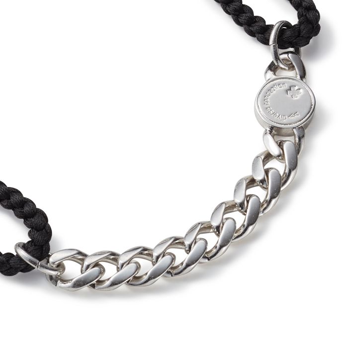 Chain & String Bracelet / シルバー